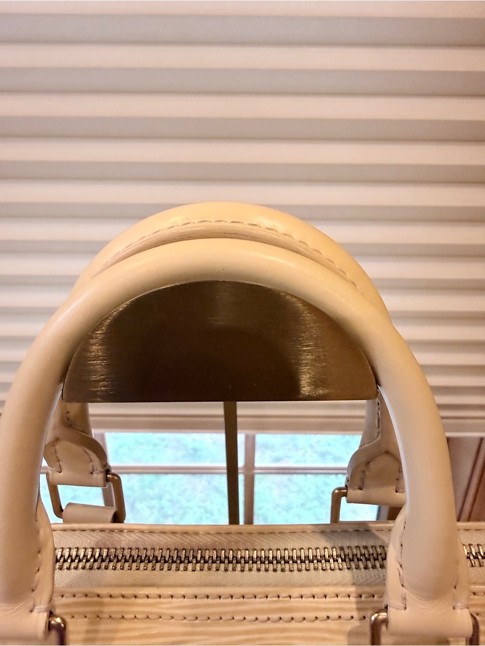 Louis Vuitton Epi Speedy 25 handbag in the color Vanilla - Picture 5 of 16
